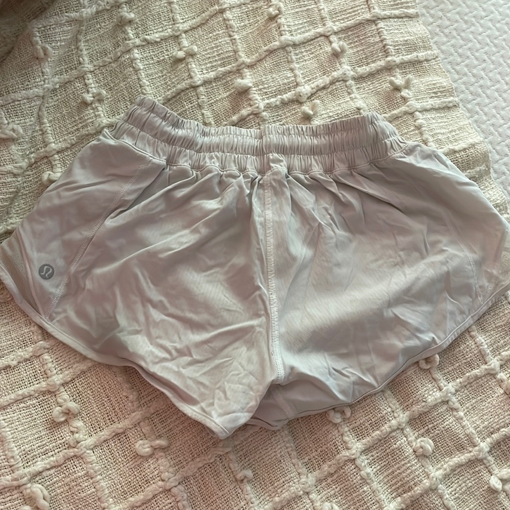 LuluLemon Hotty Hot White Shorts